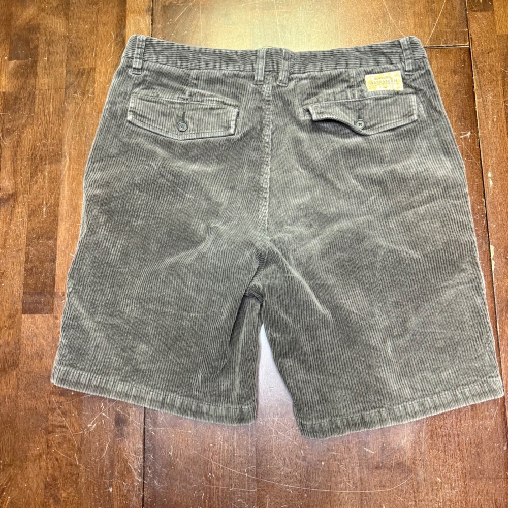 Quiksilver Waterman Corduroy Shorts Mens 34 Brown Casual Surf - Picture 2 of 9
